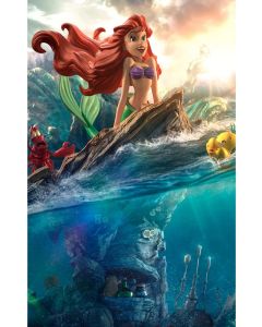 Колекційна статуетка Iron Studios: Statue Little Mermaid Deluxe - Disney 100Th - Little Mermaid - Art Scale 1/10