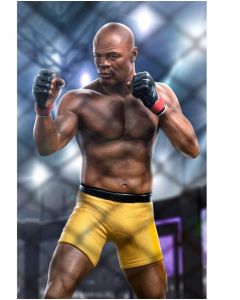 Колекційна статуетка Iron Studios: Statue Anderson "Spider" Silva Signed Ver Deluxe - Art Scale 1/10