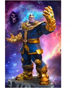 Колекційна статуетка Iron Studios: Statue Thanos Infinity Gauntlet Diorama - Marvel - BDS Art Scale 1/10