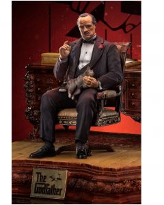 Колекційна статуетка Iron Studios: Statue Don Vito Corleone Deluxe - Godfather - Art Scale 1/10