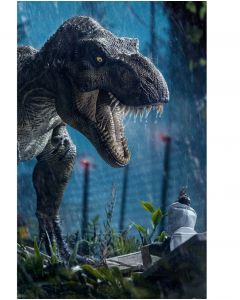 Колекційна статуетка Iron Studios: Statue Rex and Donald Gennaro - Jurassic Park - Demi Scale 1/20