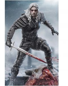 Колекційна статуетка Iron Studios: Statue Geralt of Rivia - The Witcher Netflix - BDS Art Scale