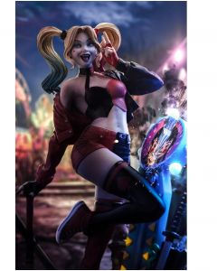 Колекційна статуетка Iron Studios: Statue Harley Quinn Deluxe - Gotham City Sirens - Art Scale 1/10