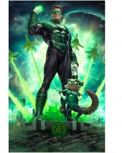 Колекційна статуетка Iron Studios: Statue Green Lantern Unleashed - DC Comics - Art Scale 1/10
