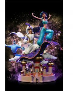 Колекційна статуетка Iron Studios: Statue Aladdin and Jasmine Deluxe - Disney 100TH - Aladdin - Art Scale 1/10