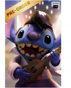 Колекційна статуетка Iron Studios: Statue Stitch King of Rock - Disney Classics - Art Scale 1/10