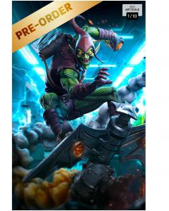 Колекційна статуетка Iron Studios: Statue Green Goblin - Spider-man vs Villains Diorama - BDS Art Scale 1/10