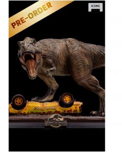 Колекційна статуетка Iron Studios: Statue T-Rex Attack - Jurassic Park - Icons