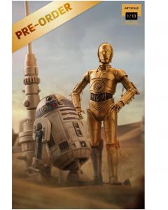 Колекційна статуетка Iron Studios: Statue C-3PO and R2-D2 Deluxe - Star Wars - Art Scale 1/10