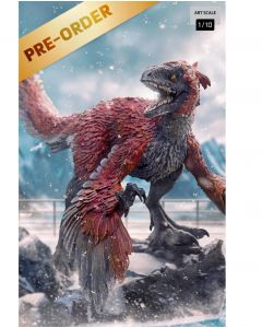 Колекційна статуетка Iron Studios: Statue Pyroraptor - Jurassic World: Dominion - Art Scale 1/10