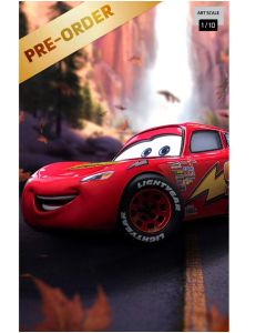 Колекційна статуетка Iron Studios: Statue Lightning Mcqueen - Cars - Art Scale 1/10