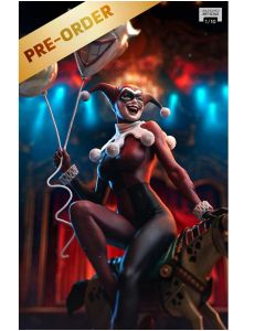 Колекційна статуетка Iron Studios: Statue Harley Quinn Unleashed - DC Comics - Art Scale 1/10