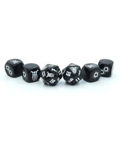 Гральні куби до настільної рольової гри Achtung! Cthulhu 2d20: Black Sun Dice Set