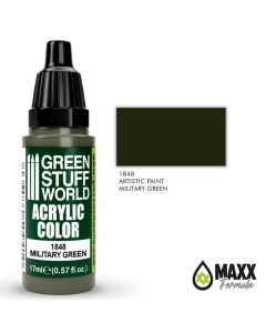 Акрилова фарба Green Stuff World Acrylic Paint: Military Green (17ml)