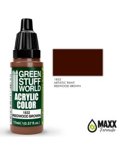 Акрилова фарба Green Stuff World Acrylic Paint: Redwood Brown (17ml)