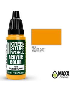 Акрилова фарба Green Stuff World Acrylic Paint: Tiger Brown (17ml)