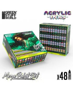 Набір акрилових чорнил Green Stuff World Dipping Ink: Acrylic Dipping Ink Mega Paint Set