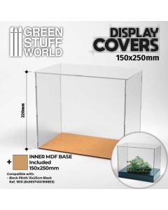 Кейс для демонстрації мініатюри Green Stuff World: Acrylic Display Case 150x250mm