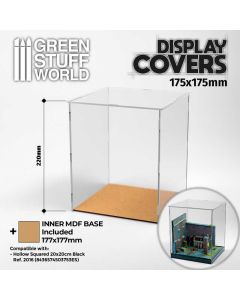 Кейс для демонстрації мініатюри Green Stuff World: Acrylic Display Case 175x175mm