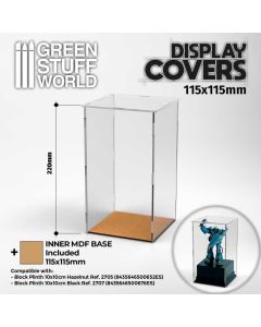 Кейс для демонстрації мініатюри Green Stuff World: Acrylic Display Case 115x115mm