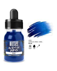 Акрилове чорнило Green Stuff World Acrylic Inks: Opaque Ink: Blue (30ml)