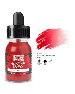 Акрилове чорнило Green Stuff World Acrylic Inks: Opaque Ink: Red (30ml)