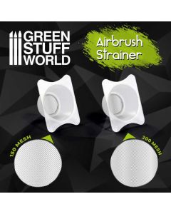 Сітка-фільтр для аерографа Green Stuff World: Airbrush Cup Strainers x2