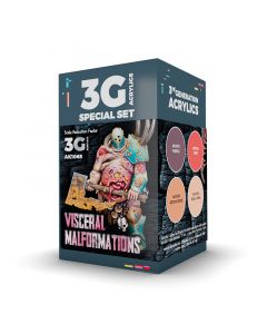 Набір акрилових фарб AK Interactive: Wargame Color Set: Visceral Malformations