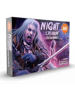 Набір акрилових фарб AK Interactive: Night Creatures Flesh Tone