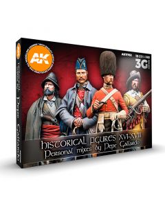 Набір акрилових фарб AK Interactive: Historical Figures S. XVI-XVIII