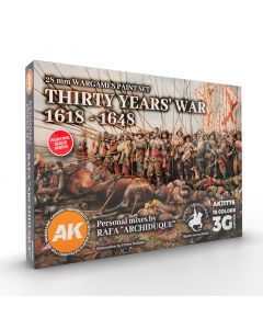 Набір акрилових фарб AK Interactive: Thirty Years' War 1618-1648