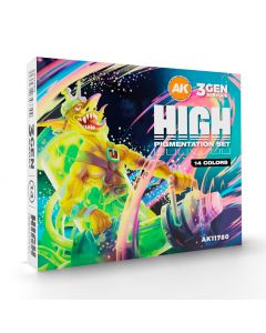 Набір акрилових фарб AK Interactive: High Pigmentation