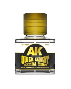 Клей для пластику AK Interactive: Quick Cement Extra Thin