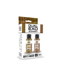 Dual Exo Scenery Set 24 – 24a Light Wood & 24b Dark Wood