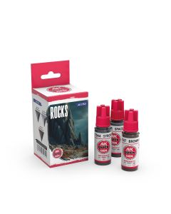 Набір акрилових фарб AK Interactive: Rocks