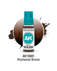 Акрилова змивка AK Interactive: Acrylic Wash – Rotwood Brown