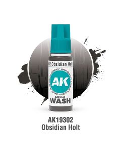 Акрилова змивка AK Interactive: Acrylic Wash – Obsidian Holt