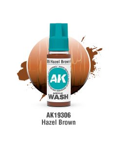Акрилова змивка AK Interactive: Acrylic Wash – Hazel Brown