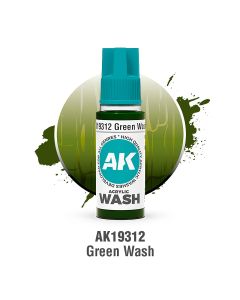 Акрилова змивка AK Interactive: Acrylic Wash – Green 