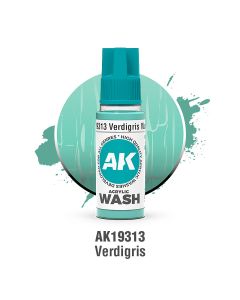 Акрилова змивка AK Interactive: Acrylic Wash – Verdigris