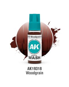 Акрилова змивка AK Interactive: Acrylic Wash – Woodgrain