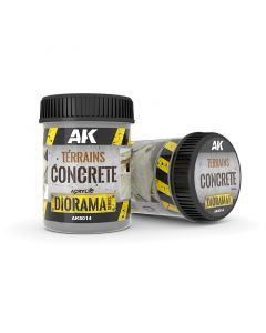 Акрилова паста AK Interactive: Terrains: Terrains Concrete (250 ml)