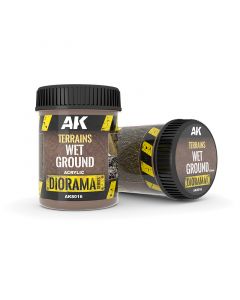 Акрилова паста AK Interactive: Terrains: Terrains Wet Ground (250 ml)