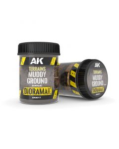 Акрилова паста AK Interactive: Terrains: Terrains Muddy Ground (250 ml)