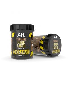 Акрилова паста AK Interactive: Terrains: Terrains Dark Earth (250 ml)