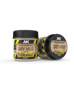 Акрилова паста AK Interactive: Terrains: Splatter Effects Dry Mud (100 ml)