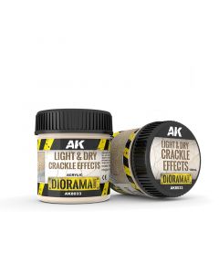 Акрилова паста AK Interactive: Terrains: Light & Dry Crackle Effects (100 ml)