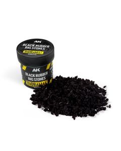 Імітація каміння AK Interactive: Diorama Series – Black Rubber Big Stones