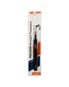 Пінцет з прямими тонкими кінчиками AK Interactive: Precision Straight Tweezers