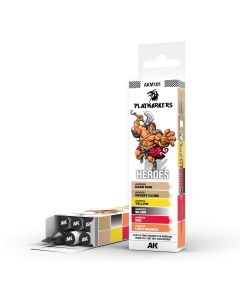 Набір акрилових маркерів AK Interactive Playmarker Heroes Set